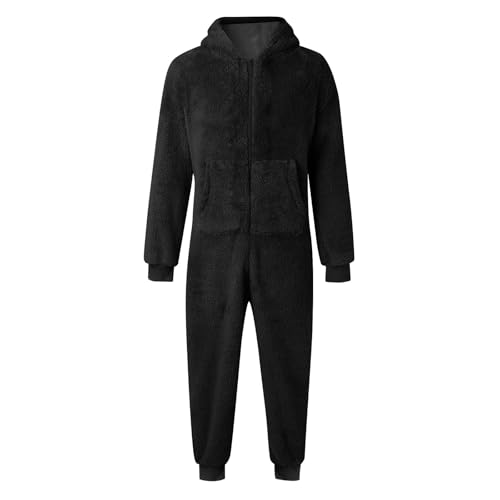 Mono polar para niño y niña, ropa de invierno con capucha forrada 4