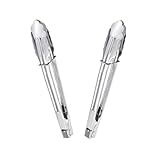 Lot de 2 pinces utilitaires robustes en acier inoxydable pour barbecue, salade, pain, vian...