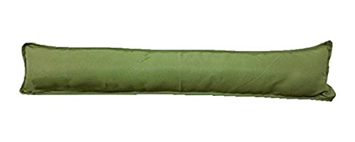 Plain Fabric Draught Excluder Decorative Simple Door or Window Draft Guard, Energy Saver. (Green) — image 1