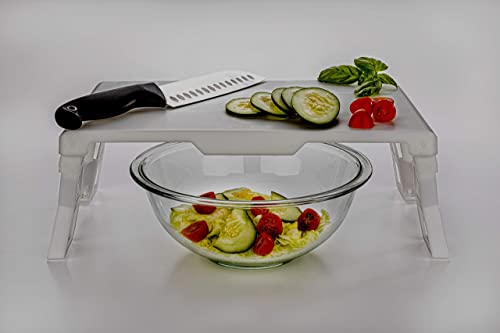 Chop Above Antibacterial Plastic Cutting Board Dishwasher Safe. WORK SMART NOT HARD Patented First of its Kinde. - Image 3