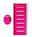 Playtrayâ„¢ with Silicone Scrubber Brush | 4-in-1 Hygiene Tool Keeps Germs Off Furniture and Products | Portable Wash Dry Rack (Hot Pink)
