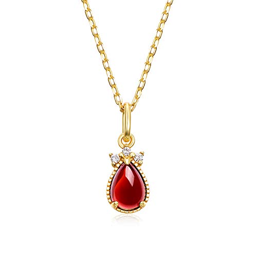 Collier argent S925 cristal rétro pendentif de style palais pour vos soirées