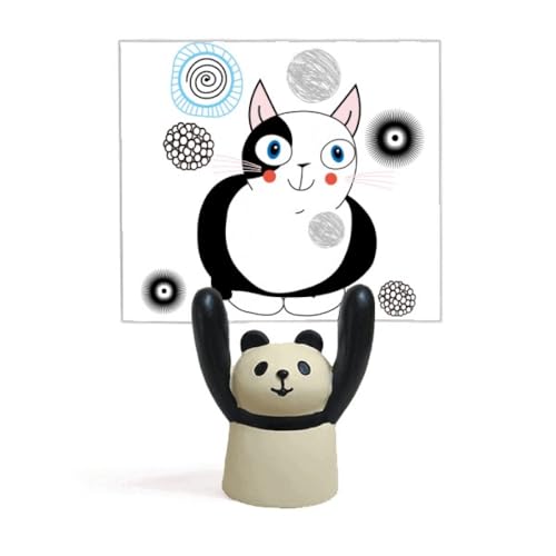 Support de mémo chat motif panda mignon pince note photo décoration
