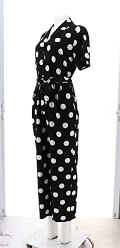 Studio Park X Leah Williams Polka Dot Knit Jumpsuit A492431 #TOP1