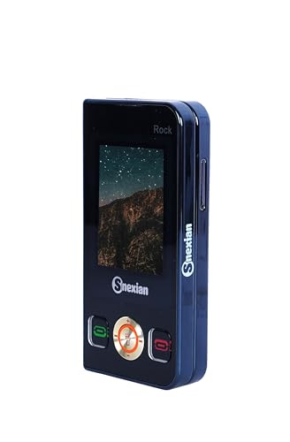 Image of Snexian All-New Rock FOLD MINI Dual Display |Keypad Mobile| with 2.8 inch and 2.4 inch Big Display |Flip|Fold|BT Dialer| Voice Changer |Auto Call Recording|Big Battery| FM |Camera| Feature Phone | Blue