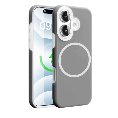 Image of Kratos Soft Silicone Case Cover Compatible with iPhone 17 - Everyday Comfort Protection, Wireless Magnetic Charging Case with Raised Edge Camera & Screen Protection, Shock-Resistant Design