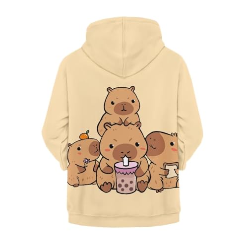 Image of Biyejit Kids Novelty 3D Graphic Printed Hooded Sweatshirt