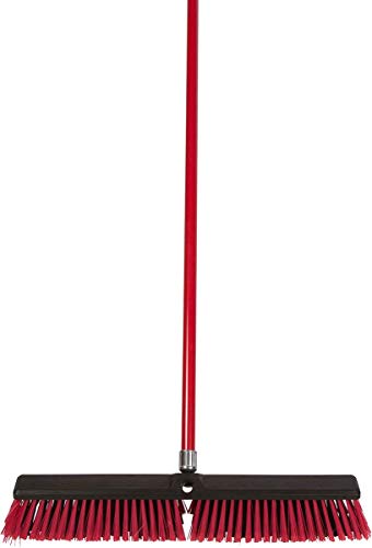 Tidy Tools Large 24'' Multi-Surface Push Broom With Alloy Handle #TOP5
