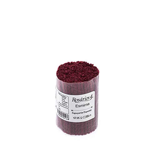 Latch Precut Wool Yarn Pre Cut Yarn 25gr Pouches - Smyrna Tapestry Yarn - Precut Yarn Set - Latch Knotted Rug Wool Packs - 125g Pack (11 Red Wine)