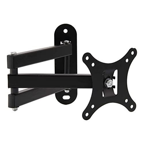 SHAFAH® Tilt & Swivel TV Wall Mount Bracket, Fits for 10 13 15 17 19 20 21 22 23 24 25 26 Inch LED LCD Plasma Screen Monitor Max Load Capacity 22 lbs VESA 75x75 & 100x100 mm