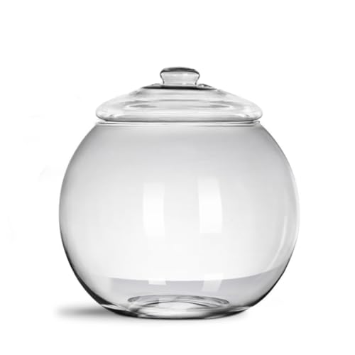 Bomboniere Grande Vidro Com Tampa 6,5l Para Decoração