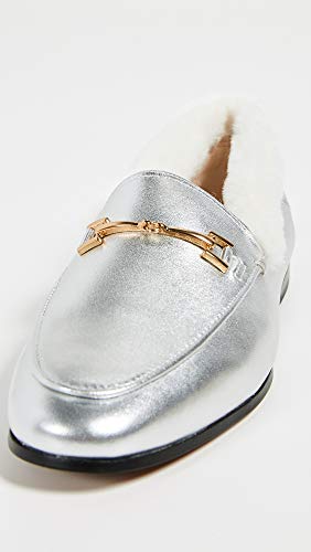 Image of Sam Edelman Women's Loraine Loafer, Soft Silver /Modern Ivory, 8 M US