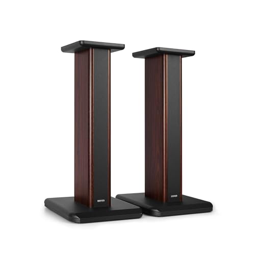 Image of Edifier SS03 Stand for S3000Pro Speaker Stands Pair 26.5 Inches Woodgrain