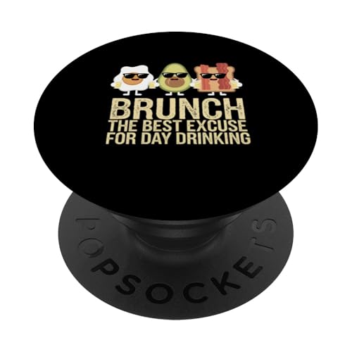 Brunch Bunch Forever Cute Breakfast Style 02 PopSockets Adhesive PopGrip