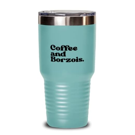 Borzoi Lover 70s Retro Dog Owner Mom Dad Travel Mug, Gifts, Tumbler, Home Office Decor, Coffee Cup, Unique Gag Idea, Him Her