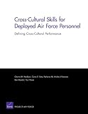 Cross-Cultural Skills for Deployed Air Force Personnel: Defining Cross-Cultural Performance