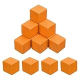 Polyvalence - Ces blocs en bois sont idéaux pour peindre, dessiner, coller et empiler. Utilisables comme tampons peinture, dés créatifs, blocs photo, blocs lettres/chiffres, création de puzzles, décoration maison et autres projets artistiques