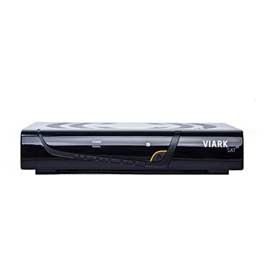 Viark Sat 4K Receptor Satélite 4K Multistream UHD DVB-S2X H.265 HEVC 60fps con LAN y Antena WiFi por USB