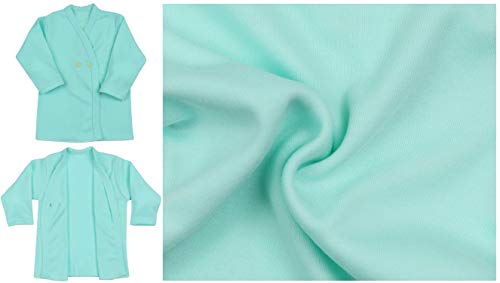 Image of ToBeInStyle Babies' 4 Pack Relaxed Fit Short or Long Sleeve Button Up Kimono Tee Swaddle Shirt