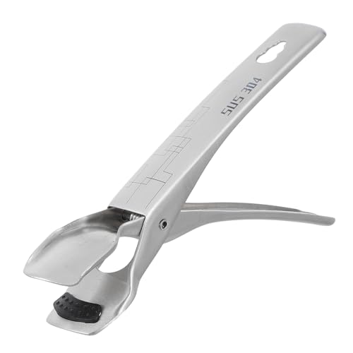 ELEOUTI Stainless Steel Plate Clip Lifter with Non-slip Silicone Grip, Heat Insulation Anti-scald Bowl Clamp for Kitchen Dish Handling and Hot Plate Lifting