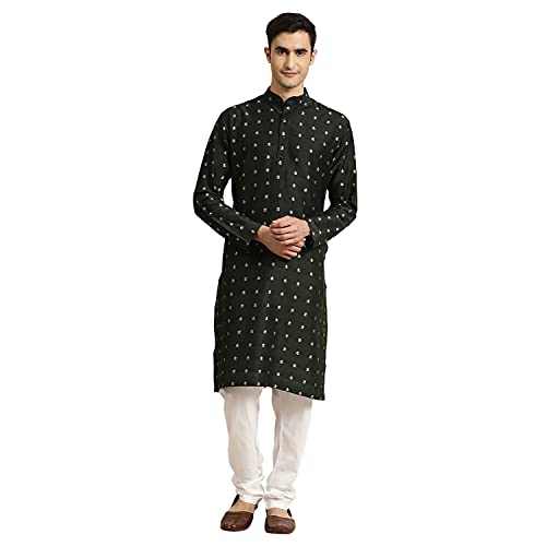 Sojanya (Since 1958 Men'S Cotton Self Design Only Long Kurta