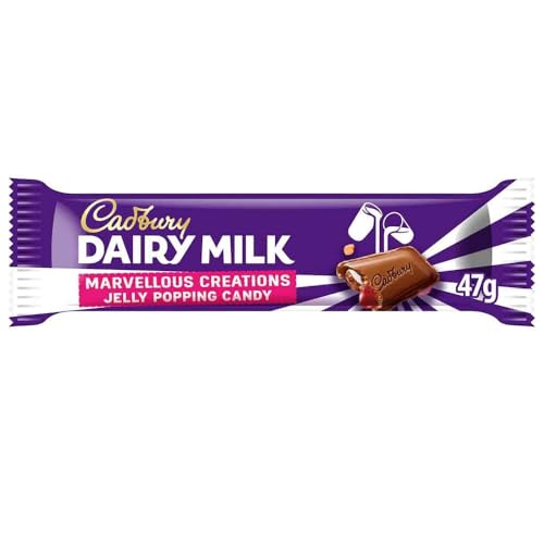 Cadbury Dairy Milk Marvellous Creations Jelly Popping Candy Bar 47 g (Pack of 24)