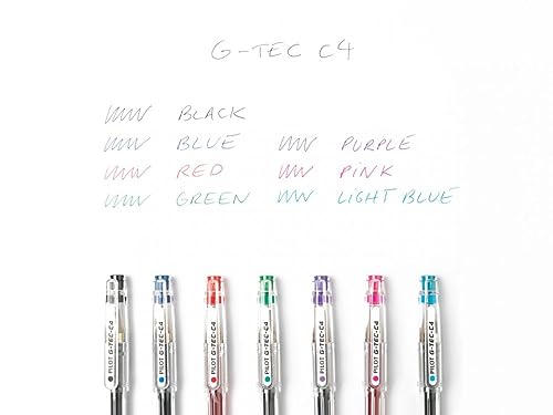 Bolígrafo Roller Pilot G-Tec C4 0.4mm Pack 3 miniatura 5