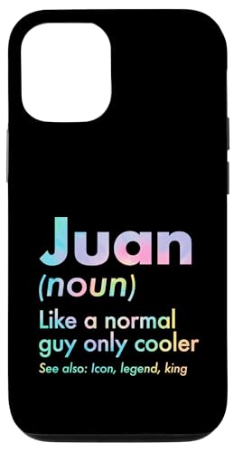 Juan Like A Normal Guy Only Cooler Legend King �t�@�[�X�g�l�[�� �X�}�z�P�[�X iPhone 12/12 Pro �p