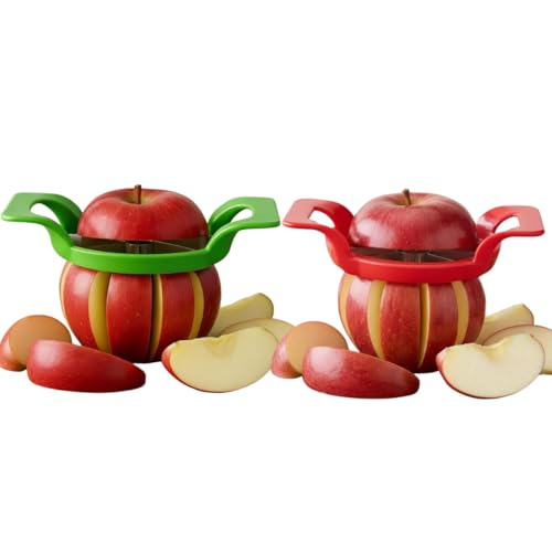 Image of Apple Cutter 8 Slices Stainless Steel Apple Slicer & Corer with Sharp 8 Blade Fruit Cutter Tool for Apple, Pear & Guava Easy Kitchen Fruit Cutting Gadget