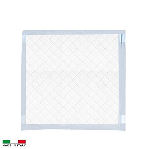 VIRSUS tappetini igienici a 5 strati per Cane 60x60 imbustati singolarmente traversine per Cani 90 pezzi Animali Domestici con angoli adesivi anche per Gatti Anti Odore - C