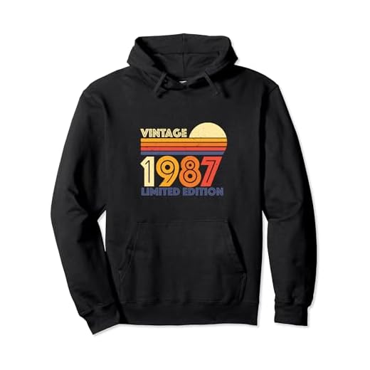 1987 Edición Limitada Cumpleaños Vintage Limited Edition Sudadera con Capucha