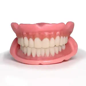 Easy Denture Boil-and-Bite Functional Denture, Self-fit at Home, Fully Adjustable for Narrow or Wide Arches, Medium/Large Set