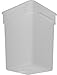 CFS 1073602 StorPlus Square Food Storage Box, Container Only, 22 Quart, White (Pack of 6)
