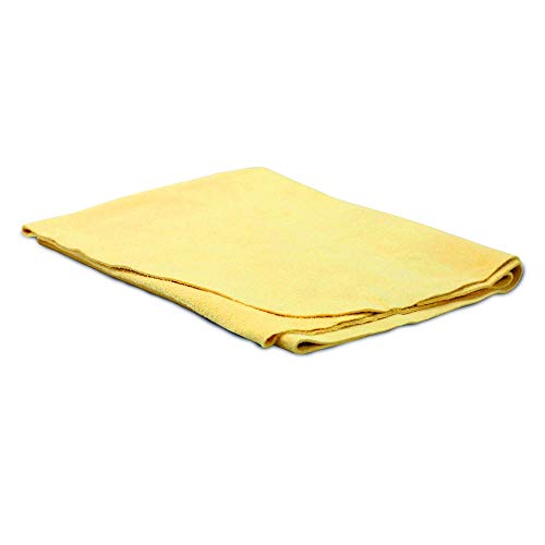 VDM Home Products Peau de Chamois Naturelle L – pour Un résultat Brillant Professionnel – Absorbe Pas Moins de Six Fois Son Propre Poids