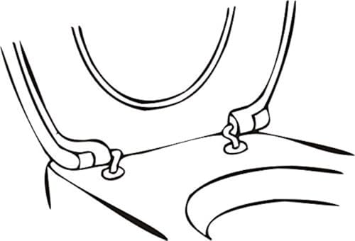 Cornat WC-Sitz-Scharnier mit Befestigung, Kunststoff für Sitze Standard, 1 Stück, weiß, TEC364996