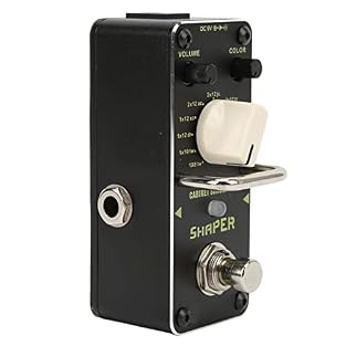 [EASY CONTROL] Experience seamless operation with the Guitar Effect Pedal Shaper, designed with 3 intuitive control knobs that allow for effortless adjustments. Whether you're a beginner or a seasoned guitarist, this pedal makes it easy to enhance yo...