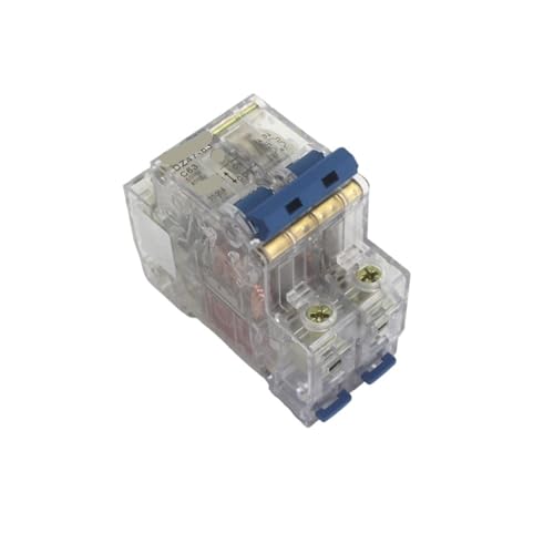 Disyuntor 2P 32A con caja transparente mini magnetotérmico para carril DIN