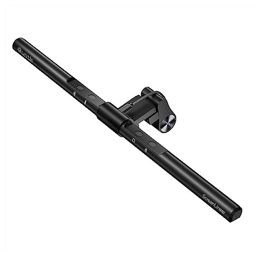 Quntis Luz para Monitor de Computador, Luminária USB para Tela, Lâmpada de Leitura para Proteção dos Olhos, Ajuste Automático de Brilho, Controle de Toque, Anti-ofuscante e Economia de Espaço na Mesa