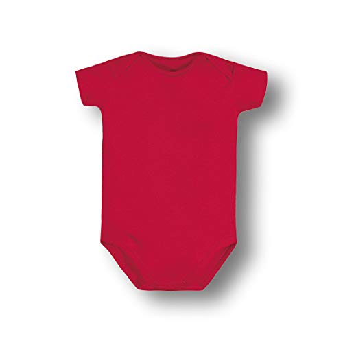 Kit Body 2 Pecas Recém-Nascido Marisol Play bebê-meninos, Vermelho, G