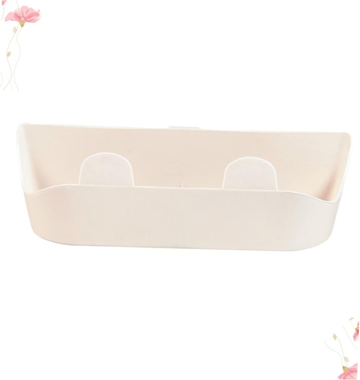 Cabilock 5Pcs Wall Mounted Slippers Rack Creative PP Beige Home Bathroom