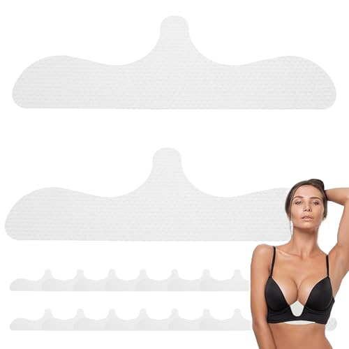 Doublures de soutien-gorge en coton – Coussinets absorbants de transpiration sous la poitrine – Insert doux réutilisable pour la course à pied, les trajets quotidiens
