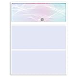 NextDayLabels Blank Check Paper - 100 Pack High-Security Laser Checks with Hologram - Top Check with Perforated Vouchers - Compatible with QuickBooks & Accounting Software - Made in USA