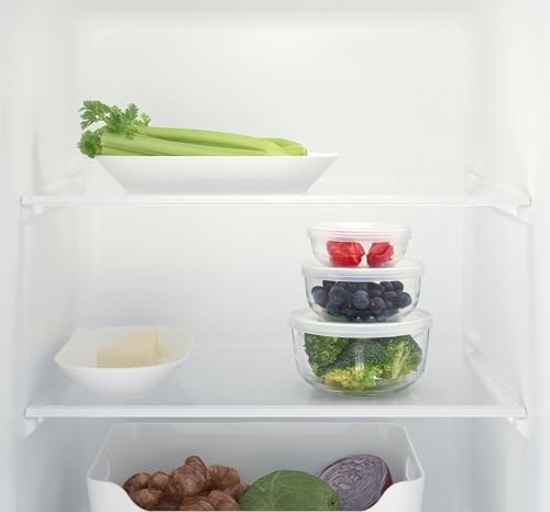 Image of Ikea BESTAMMA Food container with lid, set of 3, glass