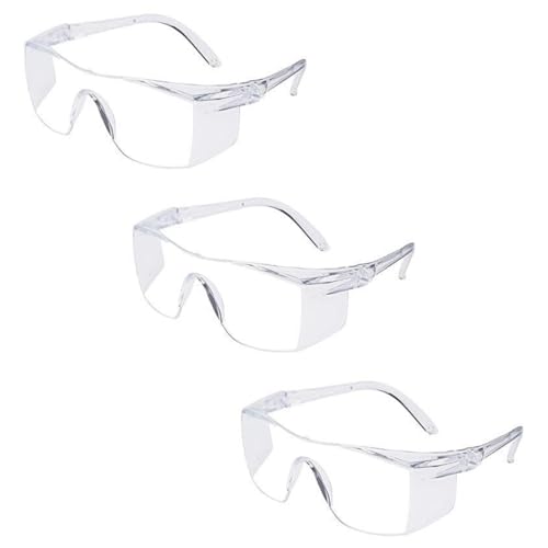 Image of Safety Glasses for Men & Women - Clear Anti-Fog, Anti-Scratch Goggles for Bike, Lab, Construction & Industrial Use.All Day Long Use. (3)