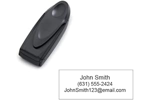 Hubco Pocket Stamp 2-5 Line Custom Text Customization