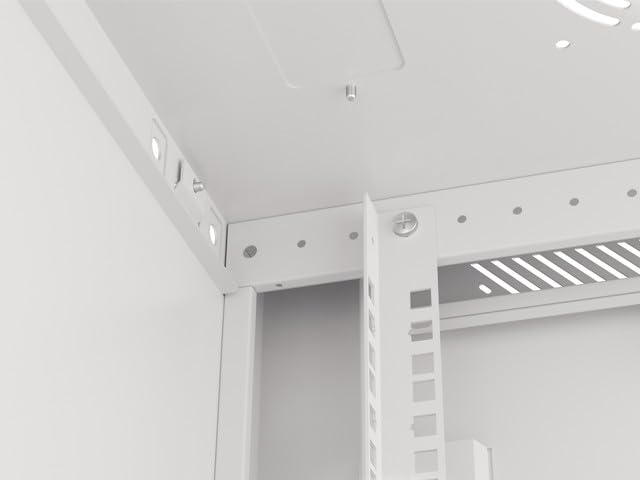 Lanberg Rack Wandschrank 19" 6u/600x450 Metallt?r Grau (wf01-6406-00s)
