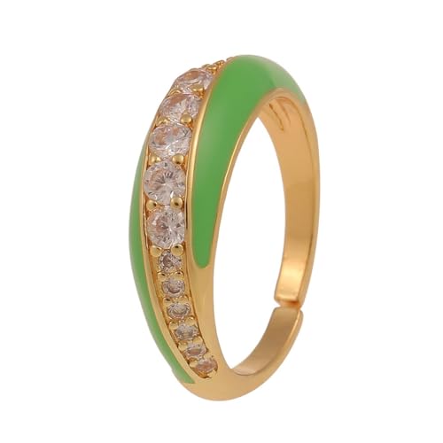 Bague en zircone de luxe : un bijou étincelant au design ouvert