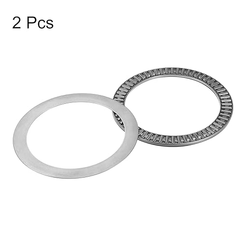 Roulement à aiguilles AXK120155 uxcell de 120mm avec rondelles pour butée