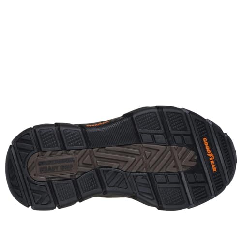Image of Skechers Men's Respected - Garrett Leather Round Toe Bungee Lace Slip-Ins