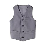 [JUJUGEN] 【新スタイル人気】キッズ ベスト フォーマル 子供服 スーツ 男の子 紳士服 チェック ジレベスト Vネック ボーイズ ジュニア 結婚式 入学式 七五三 入園 卒業式 ベビー服 男児 洋服 おしゃれ